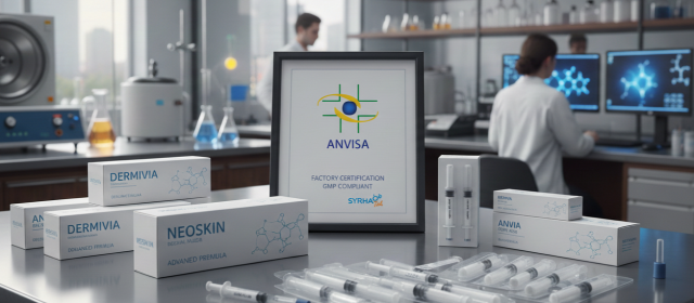 non-contractual illustration of the ANVISA certification for the syrhatech medical device manufacturing plant